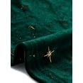 thumbnail image 5 of Unique Bargains Women's Plus Size Elegant Cardigan 3/4 Sleeve Star Print Shrug Top 3X Green, 5 of 6