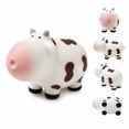thumbnail image 2 of Realistic Cow Squeeze Fidget, Cow Shaped Squishy Sensory Ball, Soft Squeezy Animal Fidget, Slow Rising Squishy Sensory Toy For Home Travel, 2 of 7