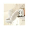 thumbnail image 3 of Seyurigaoka Toddler Kids Girls Long Stockings Ultra-Thin Mesh See-Through Cute Bowknot Over-The-Knee Socks Children Anti-Mosquito Socks, 3 of 4