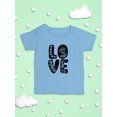 thumbnail image 3 of Love W Flowers T-Shirt Infant -Smartprints Designs,  6 Months, 3 of 4