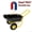 Yellow+Black 21, variant on 35L Two-Wheeled Garden Cart with 10-Inch Pneumatic Wheels, Heavy Duty Steel Frame, Leakproof Non-Porous Design for Water and Mud, Gray