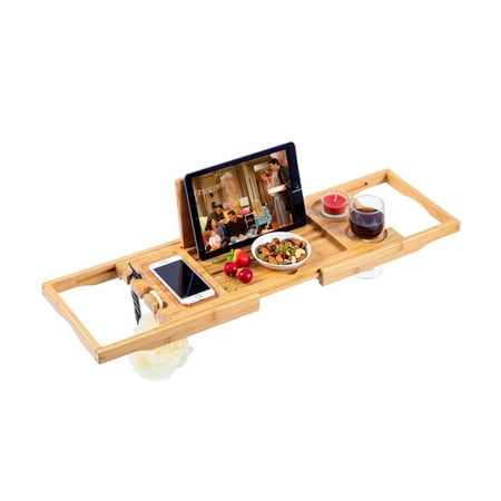 Utoplike Bamboo Bathtub Caddy Tray