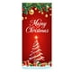 thumbnail image 2 of Linnome Christmas Door Decoration Kit - Santa Claus Themed Hanging Cloth with Border Stickers for Festive Entryways, 2 of 6