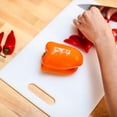 thumbnail image 3 of Tabla de cortar Dexas NSF Polysafe con mango, 95 por 15 pulgadas, color blanco, 3 of 3
