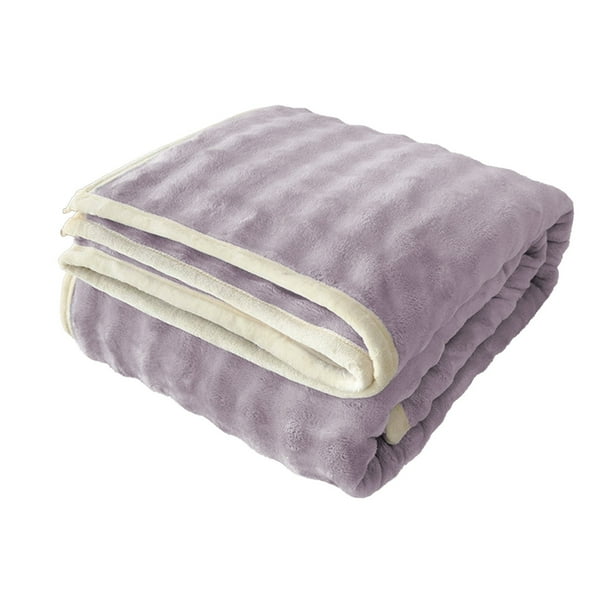 Manta de Lanzamiento para el Sofá 59x40In Manta de Lanzamiento de Lana Crema Esponjosa Cálida Suave Color Sólido Manta de Lanzamiento Suave
