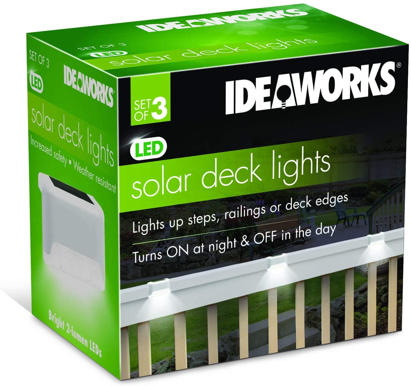 S/3 SOLAR DECK LIGHTS