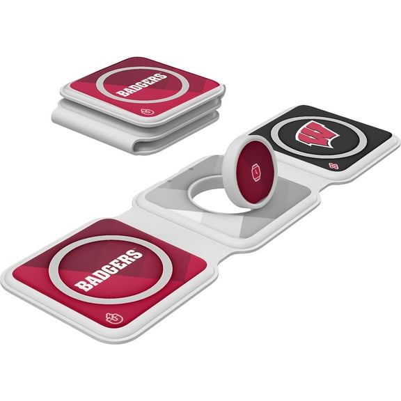 Keyscaper Wisconsin Badgers 3-in-1 Foldable Charger
