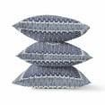 thumbnail image 2 of 16â€ Slate Blue Holy Floral Indoor Outdoor Throw Pillow, 2 of 4