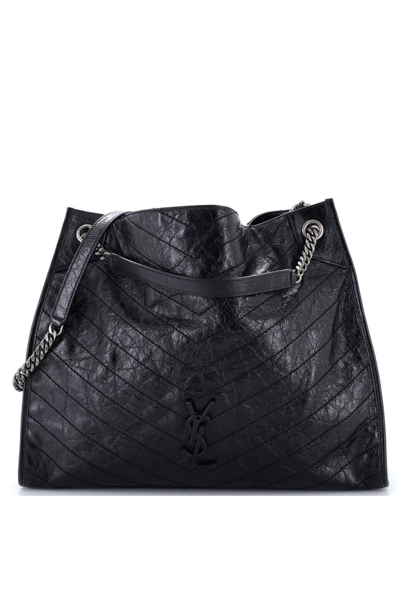 Pre-Owned Niki Shopping Tote Matelasse Chevron Leather Large By Rebag
