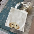 thumbnail image 7 of WIRESTER 14.17 x 12.2 inches Cotton Tote Bag Reusable Grocery Shopping Cloth Bags - Animal Cream Labrador Retriever Dog, 7 of 7
