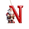thumbnail image 2 of Vaidha 26 Letters Christmas Tree Decoration Pendant Christmas Tree Ornaments Personalized DIY Christmas Ornaments Christmas Decoration Xmas Tree Hanging Decor Feature, 2 of 5