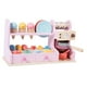 thumbnail image 4 of Juguete de helado de madera, juego de cocina, tienda, juego de simulación, juguetes de comida, mostrador de helado 3 en 1 para niñas y niños, mayores rosa, 4 of 9