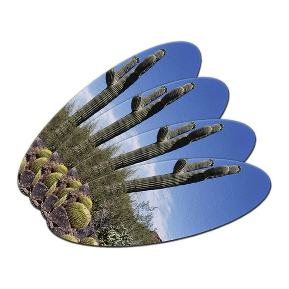 Saguaro Cactus National Park Arizona Oval Nail File Emery Board 4 Pack