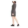 thumbnail image 2 of MICHAEL Michael Kors Womens Petites Pattern Wear to Work Dress Black PM, 2 of 2