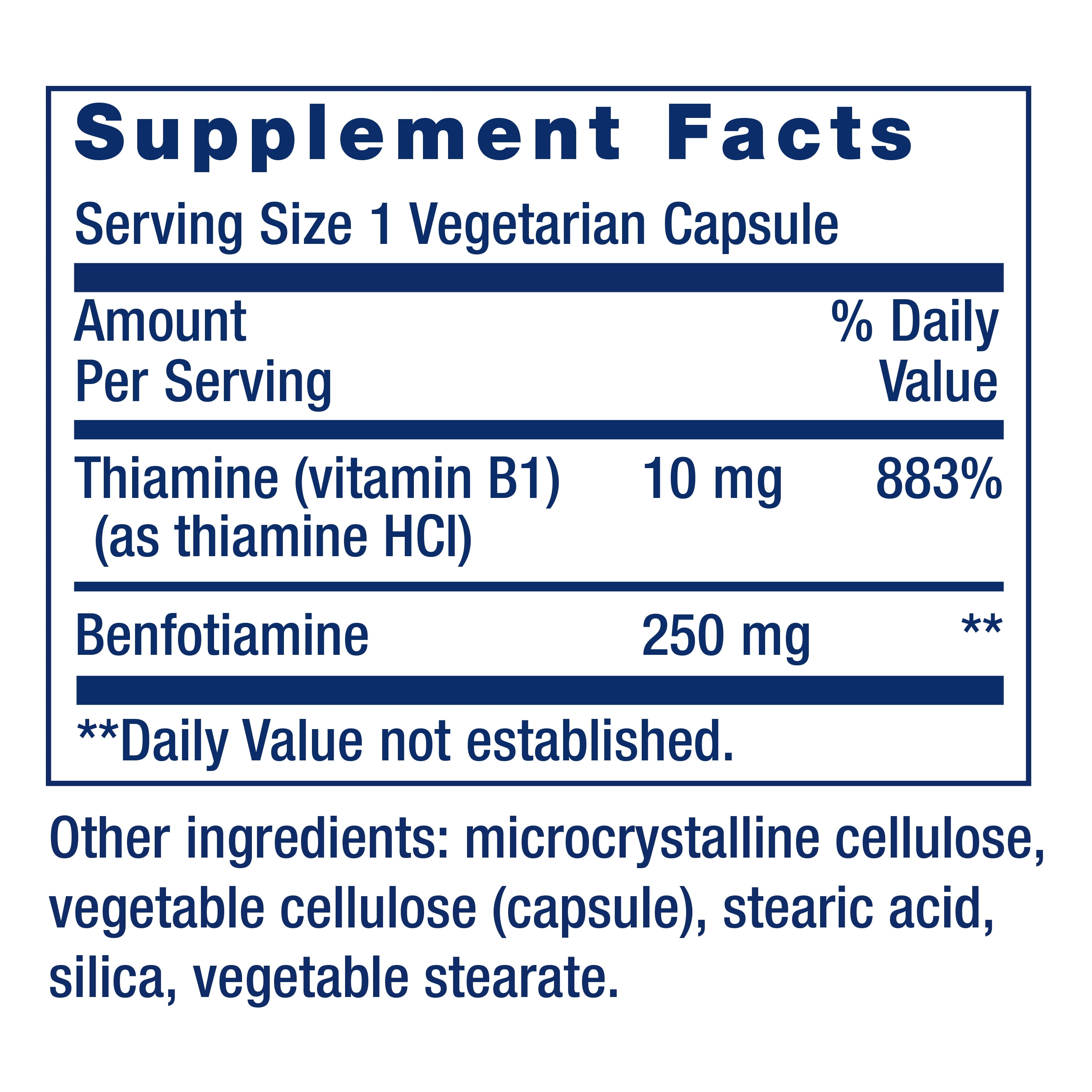 Life Extension, Mega Benfotiamine, 250 mg of benfotiamine, 10 mg of vitamin B1, high potency, blood sugar support supplement, 120 capsules