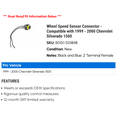 thumbnail image 2 of Wheel Speed Sensor Connector - Compatible with 1999 - 2000 Chevy Silverado 1500, 2 of 2