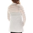 thumbnail image 2 of INC $89 Womens New 1215 White Blue Floral Open Cardigan Long Sleeve Top M B+B, 2 of 2