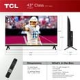 thumbnail image 3 of TCL 43” Class S Class 1080p FHD HDR LED Smart TV with Google TV, 43S350G, 3 of 18