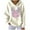 A Beige, variant on Women's Hoodies Ndbuld Ladies' Fashionable Casual Printed Solid Color Long Sleeved Pocket Hooded Groove Stripe Top Hoodie Black XXL