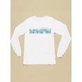 thumbnail image 2 of Pacific Palm Long Sleeve T-Shirt Women's -Pipeline, 2 of 4