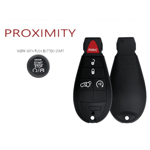 Fobik Key Compatible with Jeep Grand Cherokee 2009 - 2013, IYZC01C, M3N5WY783X