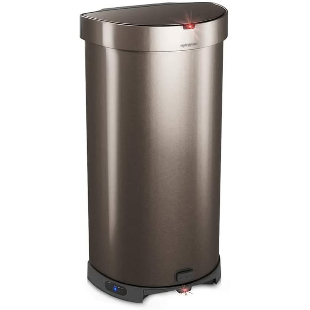 Eyevac Dual Touchless Operated Vacuum & Trash Bin in Gunmetal