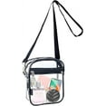 thumbnail image 1 of Bolso bandolera transparente, bolso transparente aprobado por el estadio para conciertos, eventos deportivos, festivales, 1 of 5