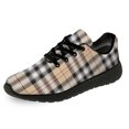 thumbnail image 4 of Uminder Womens Walking Shoes Plaid Sneakers Black Shoes Size 11, 4 of 5