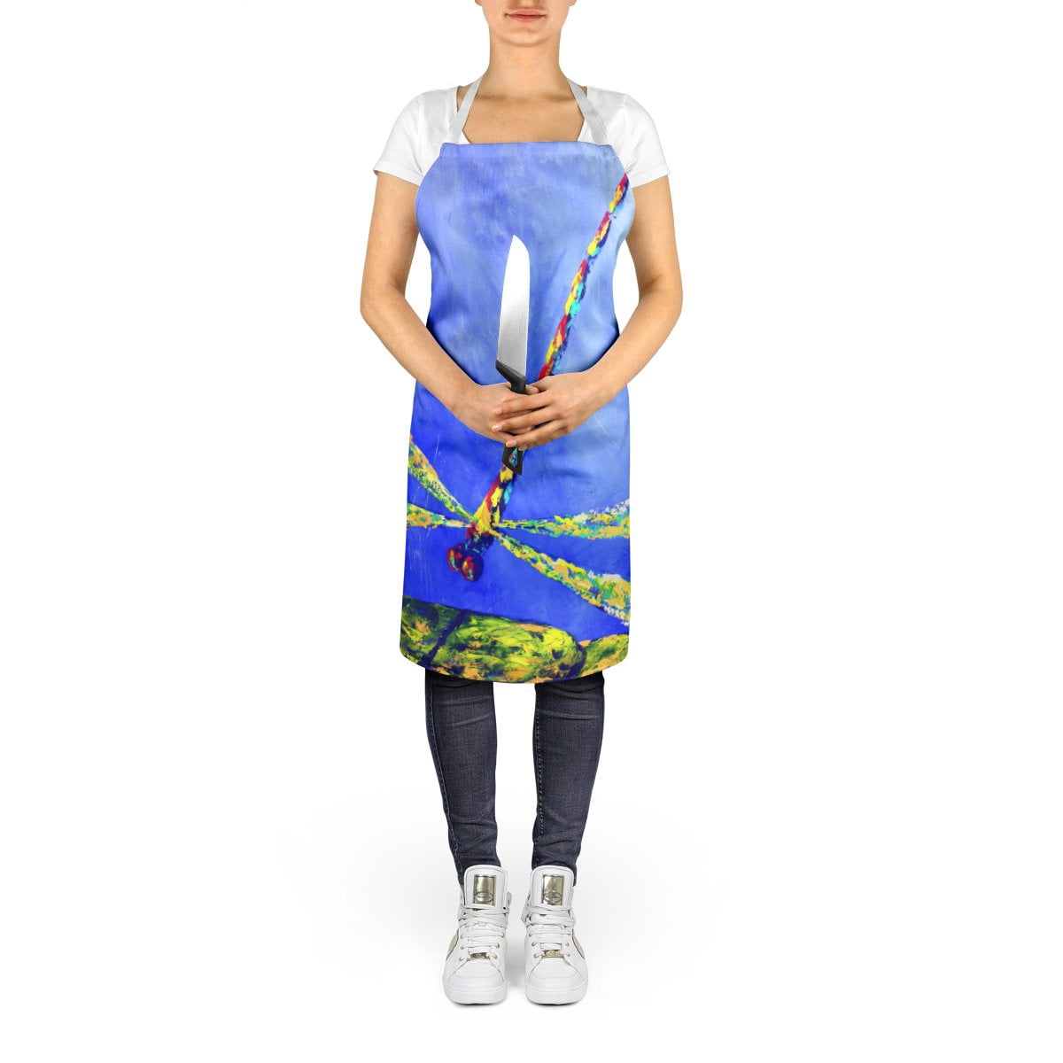 Carolines Treasures MW2023APRON 30 x 27 in. Blue Dragonfly Apron