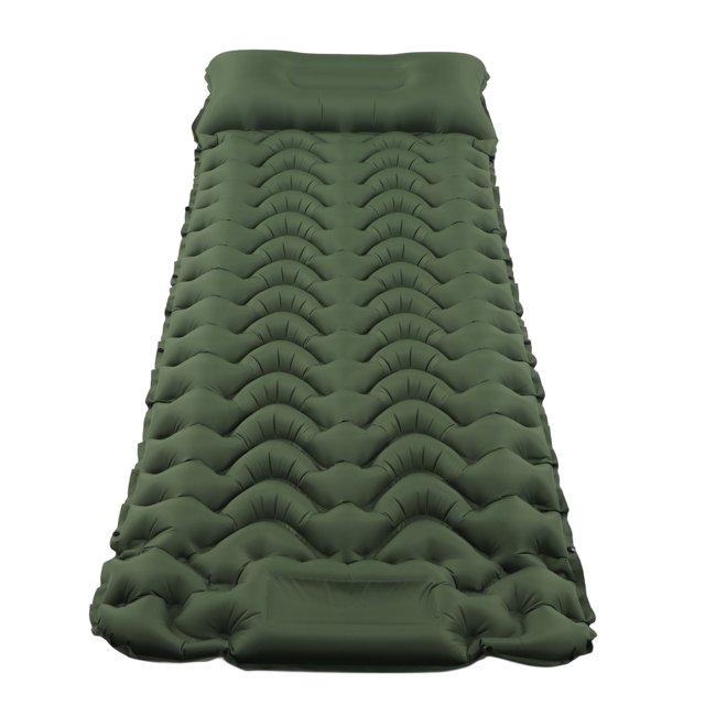Almohadilla Inflable Para Dormir Para Acampar, Colchoneta Impermeable Para Dormir Verde Portátil Con Almohada Inflable Para Mochilero ANGGREK Otros