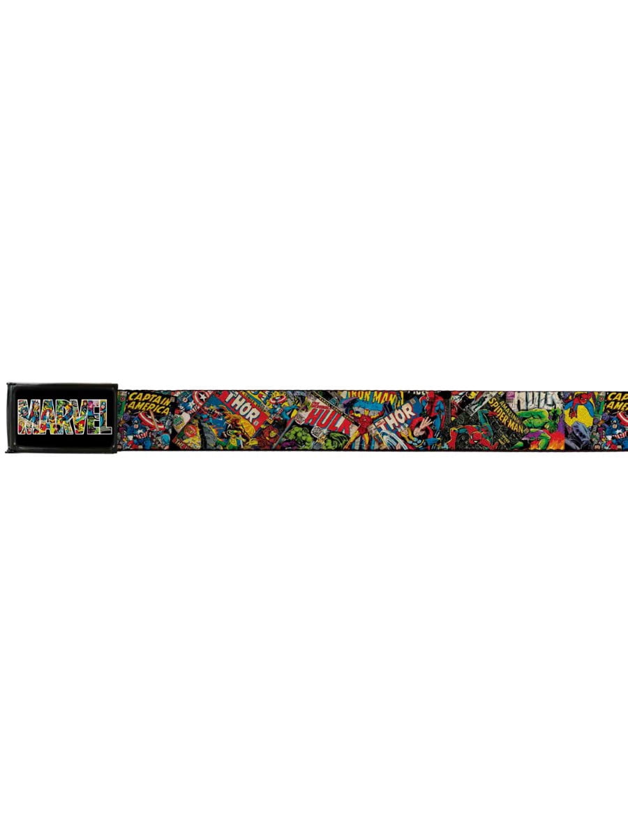 Avengers Marvel Comics Superheroes Collage Suspenders