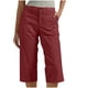 thumbnail image 1 of TaTaai Women's Elastic Waist Cargo Pants 7/8 Length Straight Leg Casual Trousers with Multiple Pockets Solid Color for Utility Work and Outdoor Casual Wear Gift, 1 of 4