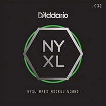 D'Addario NYXLB032, NYXL Nickel Wound Bass Guitar Single String Long Scale, .032