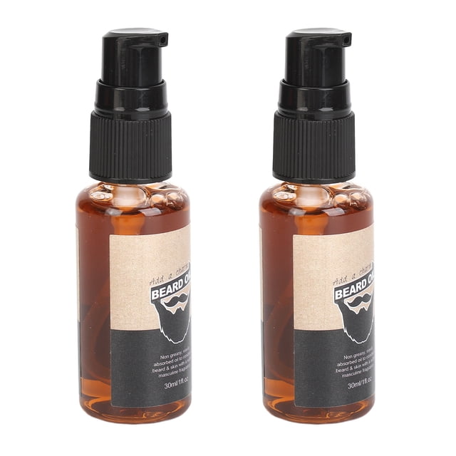 Aceite Para Barba Para Hombres, Control Del Encrespamiento, Reduce Las Puntas Abiertas, 2 Piezas, Repara El Aceite Acondicionador De Barba Dañado Para El Hogar