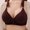 Coffee COL, variant on YLOMAY T-Shirt Bra Underwear Womens Adjustable Straps Lace No Underwire Bras Solid Color Breathable Brassiere Loose Everyday Wear Beige 40/90BC