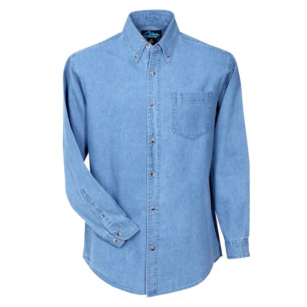 TriMountain TriMountain Heavyweight Denim Long Sleeve Shirt