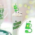 thumbnail image 5 of Linnome St. Patrick's Day Straw Toppers Dustproof for Festival Party Drinks Festive Beverage Accessory, 5 of 5