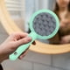 thumbnail image 3 of Fiudx Ofertas y liquidaciones Peine de pelo con diseño de calavera alta para mujer, peine de masaje, peine cojín para el hogar, 3 of 5