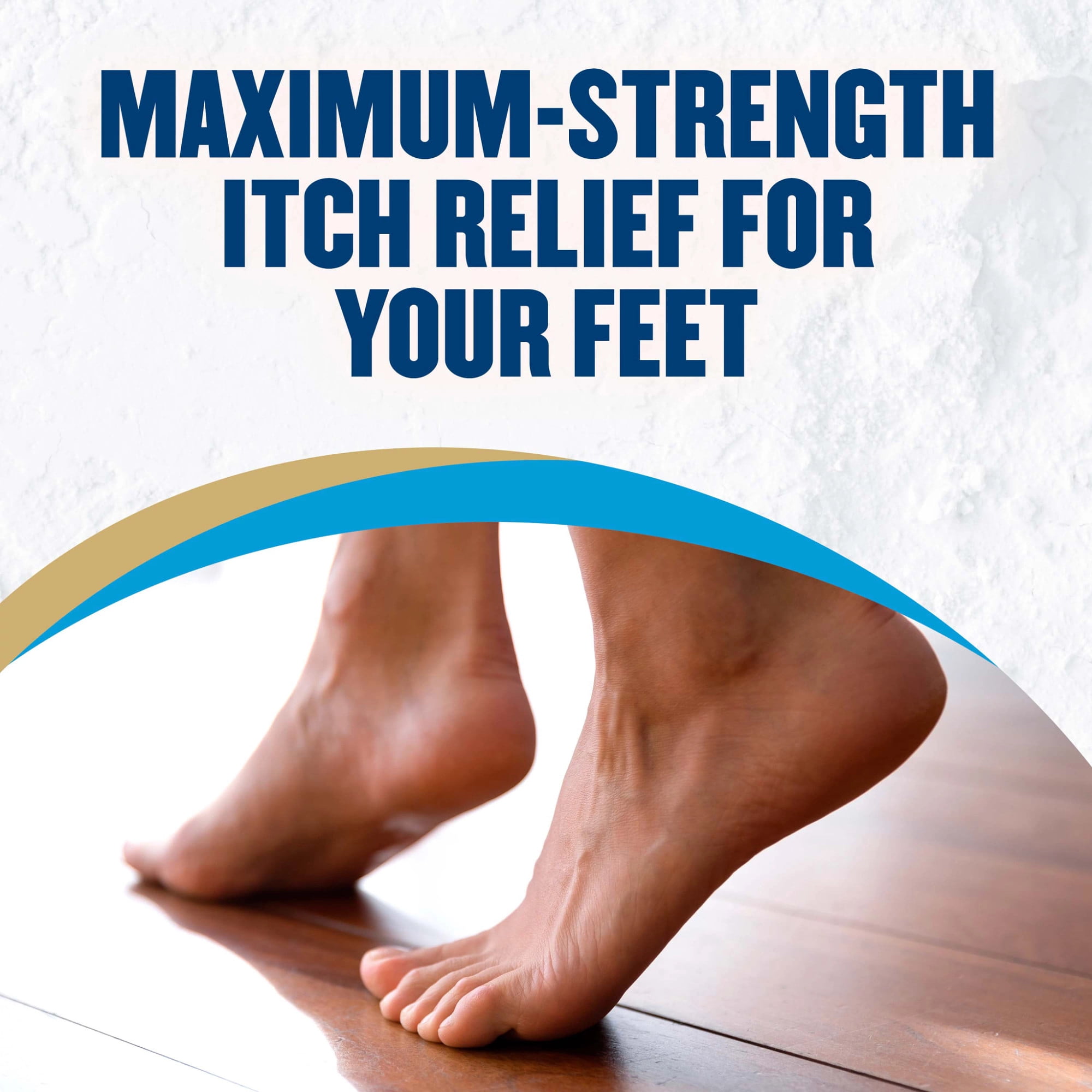 (3 pack) Gold Bond Medicated Talc-Free Foot Powder 4 oz., Maximum Strength Odor Control & Itch Relief