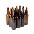 thumbnail image 1 of Botellas de cerveza FasTrack de vidrio ámbar, cuello largo, 650 ml, paquete de 12, 1 of 6