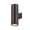 Bronze, variant on Wac Lighting Ds-Wd05-Fb-Cc Tube Architectural Ilumenight 2 Light 12-1/2" Tall Integrated