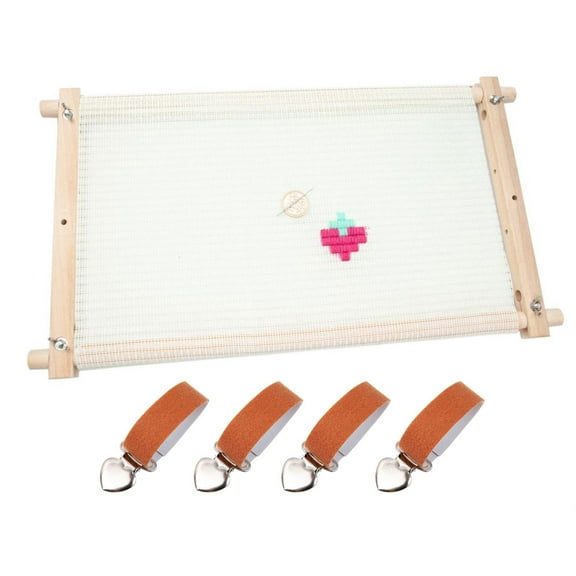 Tachiuwa Cross Stitch Frame Embroidery Frame Detachable Stitching Frame Needlework Stands Wood for Stitching Sewing Craft Holder