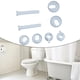 thumbnail image 4 of Kits de tornillos de inodoro pernos de reparación de bisagras accesorios de montaje de asiento de inodoro de baño, 4 of 5