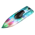 thumbnail image 3 of 2.4GHz Remote Control Boat with Electric Racing Boat Pools Lakes Boat with Night Sensor Switch Low-Battery Reminder for Child Adults Gifts, 3 of 6