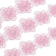 thumbnail image 1 of Unique Bargains 1 Yards Flower Trim Ribbon, 3 Pack Floral Lace Ribbon Pearl Edging Decorating Embroidered Trim Style 1, Pink, 1 of 6