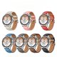 thumbnail image 4 of Correa de reloj de cuero de 22 mm de ancho Diseño clásico Se adapta a múltiples tamaños de muñeca Ajuste cómodo Correa de repuesto con estilo, 4 of 5