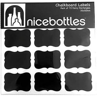 Wrapables® Set of 24 Chalkboard Labels in Various Sizes for