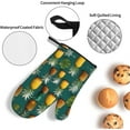 thumbnail image 4 of Tropical Fruit Paradise Print Oven Mitts and Pot Holders Sets 4 Piece Set Kitchen Women Men Cooking Baking Microwave Heat Resistant, 4 of 6