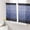 Blue, variant on Sheer Curtains 96 Inches Long 2 Panels Set for Living Room, Brown Geometric Semi Sheer Curtains for Windows, Modern Abstract Art Ombre Voile Window Treatments Rod Pocket Curtain