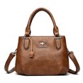 thumbnail image 1 of Bolso bandolera de cuero de vaca para mujer, bolso de hombro de cuero genuino, bolso de lujo de diseñador, bolso cruzado para mujer, 1 of 5